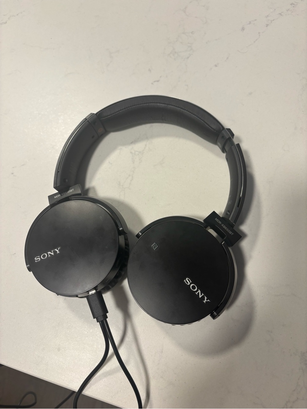 Sony Black On-Ear Headphones with Wired Connection